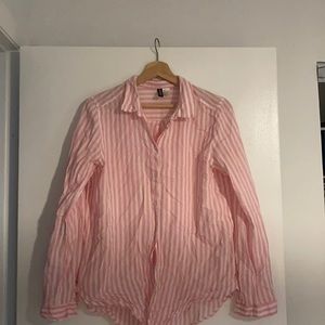 Pink striped shirt